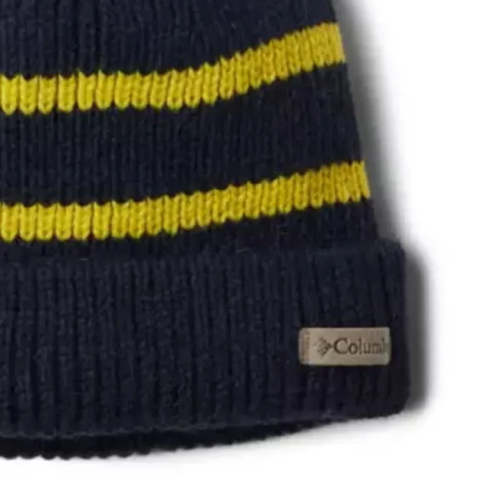 NWT Columbia Youth Auroras Lights Blue Striped Winter Beanie